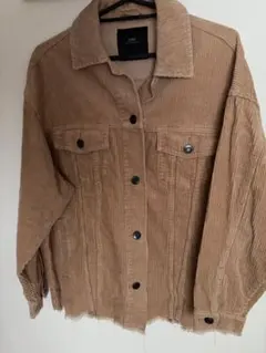 ZARA コーデュロイジャケット ベージュ