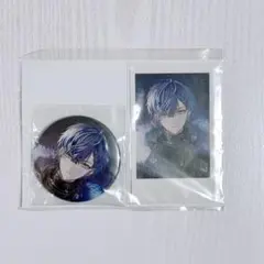 にじさんじ Dytica 小柳ロウ 誕生日グッズ 缶バッジ&チェキ風カード