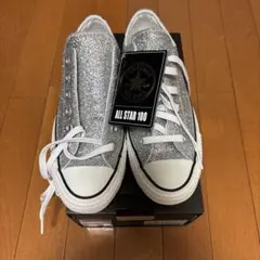新品CONVERSE ALL STAR 100 GLITTER シルバー