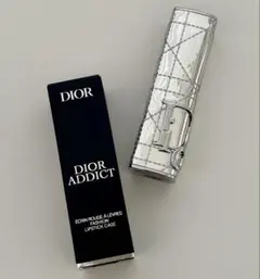 ディオールアディクト ルージュリップスティックケース シルバーカナージュ