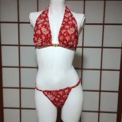 ブラジリアンビキニ　水着　新品　日本サイズLサイズ相当　胸パットあり