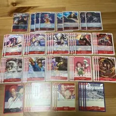 【美品】赤　シャンクス　デッキパーツ　赤神海賊団　ベックマン　ウタ　ヤソップ