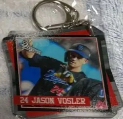 中日ドラゴンズ アクリルキーホルダー 24 JASON VOSLER　ボスラー