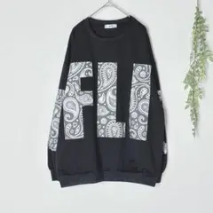 8135 yingxu 長袖トレーナー カジュアル トップス ペイズリー メンズ