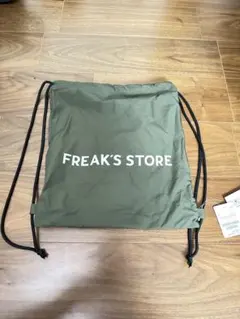 FREAK'S STORE ロゴ入りナップサック　カーキのサムネイル