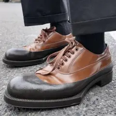prada 12aw 名作 archive ブラッシュドレザー シューズ