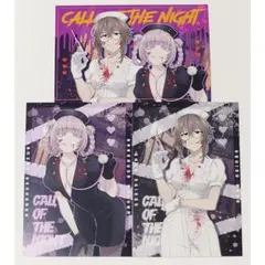 よふかしのうた ノイタミナ特典ポストカード 3枚 七草ナズナ 鶯杏子 ハロウィン