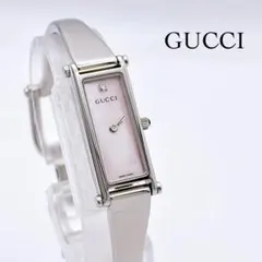 極美品/稼動品●GUCCI グッチ 腕時計 109 GG シェル文字盤 シルバー 極美品/稼動品○GUCCI グッチ 腕時計 109 GG シェル文字盤 シルバー