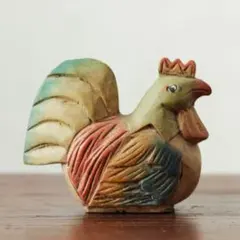 三枝惣太郎 鶏 鋳物 置物 金属工芸 高岡 鉄器置物 オブジェ 鳥 - メルカリ