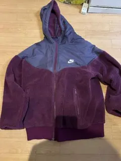 Nike y2kリバーシブルフリースジャケット XL パープル