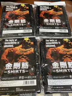 金剛筋 -SHIRTS- Mサイズ　4セット