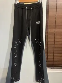 UNIVERSE GAME スウェットパンツ ペイント加工