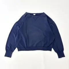 BACK DROP Vガゼット スウェット ネイビー 系 サイズ L