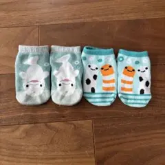 ベビー靴下セット クジラとチンアナゴ　9-14？