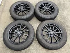 スタッドレス225/60R17ブリザック VRX3とMSW85-Ⅱ黒色4本セット