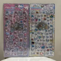 ぷくぷくあわわちゃん&べりーべりー可愛いプチドロップステッカー2枚セットです♪