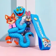 Disney ディズニー ズートピア ゲイリー・ダ・スネーク キーホルダー