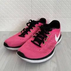 NIKE FLEX 2016 RN ナイキ ランニングシューズ　ピンク 25cm