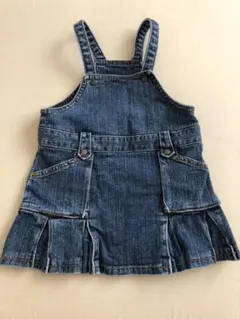 デニム ジャンパースカート 80