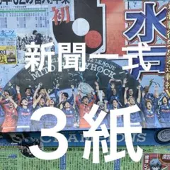 水戸ホーリーホック　初J1昇格　スポニチ 日刊　ディリー　３紙セット
