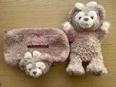【美品】ディズニー　シェリーメイ パペット&ティッシュケース