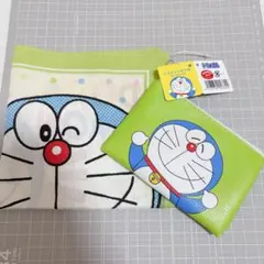 ドラえもん DORAEMONミニハンカチ コインケース 2点セットまとめ売り