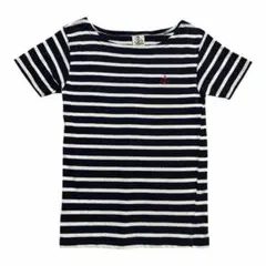 ストライプ Tシャツ Mサイズ　ネイビー　白