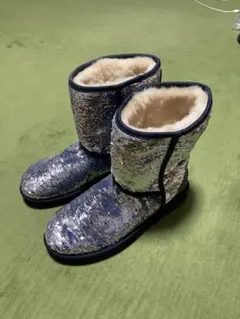 UGG スパンコール メンズ 28.5cm 未使用 ブルー×シルバーのサムネイル
