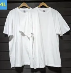 ユナイテッドアスレ ★メンズ4L／2枚セット★ 綿 5.6オンス 半袖Tシャツ