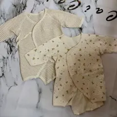 西松屋 くまさん ボーダー柄 肌着 2枚セット *最終価格*