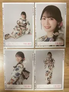 櫻坂46 守屋麗奈 2026年 浴衣 生写真 4種コンプ - メルカリ