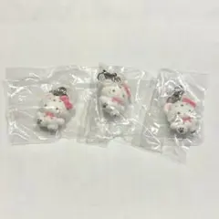 めじるしアクセサリー サンリオ ふわふわスノー キティ 3個セット