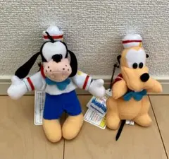 TDSレイジングスピリッツグーフィー&マックスぬいぐるみバッジ/ぬいば