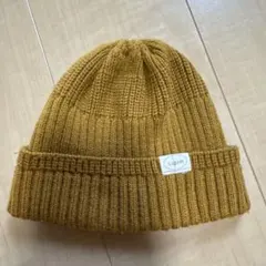 サマンサモスモス　ラーゴム　キッズ　ニット帽　Lサイズ　マスタード
