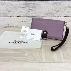 コーチ/フォーンリストレット/スマホケース/カードケース/ハンドストラップ