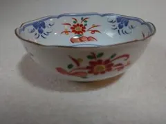 たち吉 花柄の陶器ボウル 直径17cm