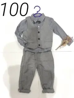 フォーマルスーツ 100cm グレー