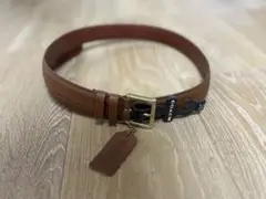 COACH オールドブラウンレザーベルト