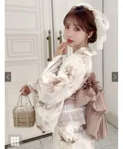 GRL 浴衣 セパレート ワンピース 3点セット