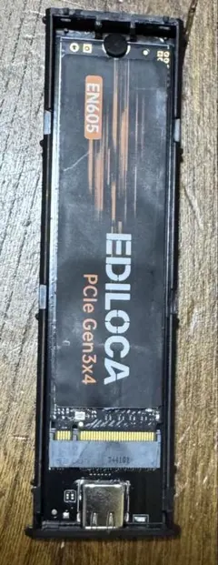 EDILOCA PCIe Gen3x4 M.2 500GB + SSDケース