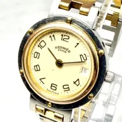 【早い者勝ち】エルメス時計　極美品　クリッパー　新品電池　新品仕上げ　正常稼働品 エルメス時計/美品クリッパー/新品電池新品仕上げ正常稼働品