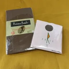 Femme Fatale サポートタイツ　レオナ66 ストッキング　2足セット