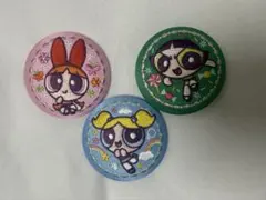 パワーパフ ガールズ 刺繍缶バッジ