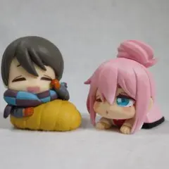 各務原なでしこ 斉藤恵那 ゆるキャン△ おねむたん 2種 フィギュアのサムネイル