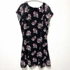 H&M DIVIDED 花柄ワンピース 半袖