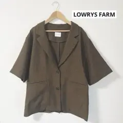 LOWRYS FARM ホップサックジャケット ブラウン