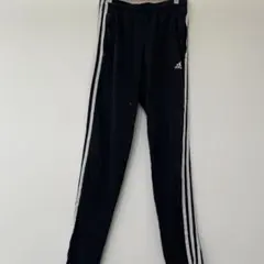 adidas（アディダス）3ライン トラックパンツ ブラック XS