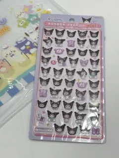 正規品 即日発送 サンスター文具 サンリオ　ボンボンドロップシールminiクロミ