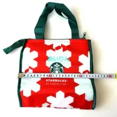 【非売品】スターバックス　Starbucks　保冷バッグ ランチバック赤　スタバ