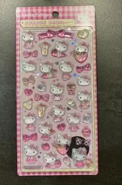 サンリオ　ボンボンドロップシール　ピンクキティ